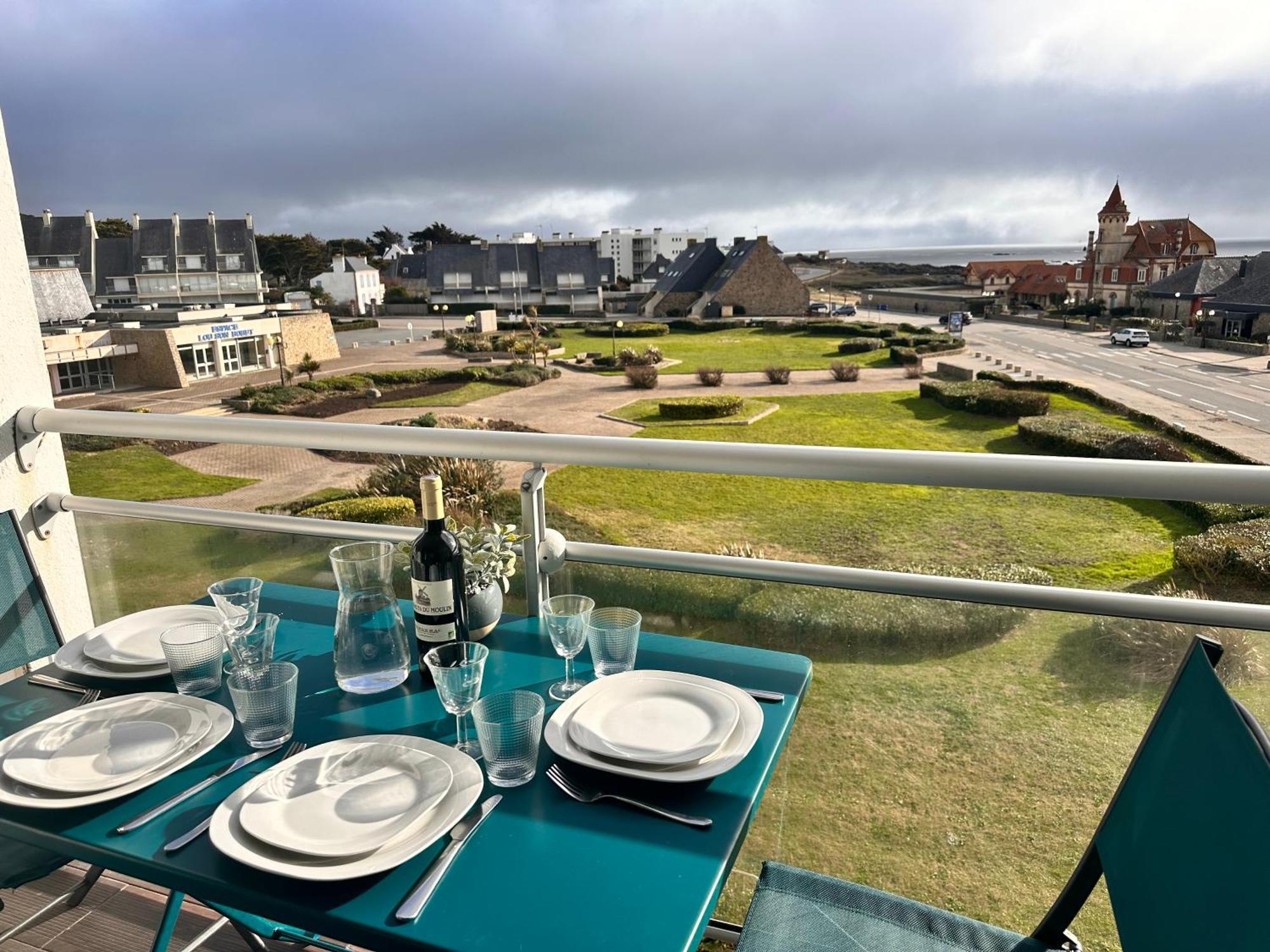 Appartement Vue Sur Mer, A Deux Pas De La Plage Port-Haliguen Экстерьер фото