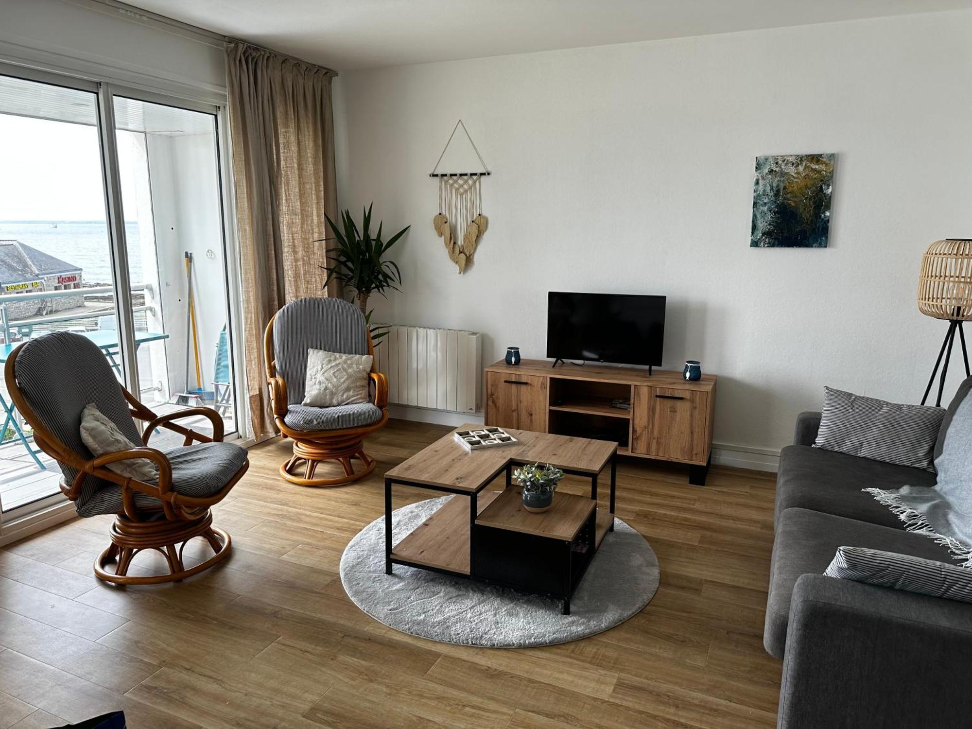 Appartement Vue Sur Mer, A Deux Pas De La Plage Port-Haliguen Экстерьер фото